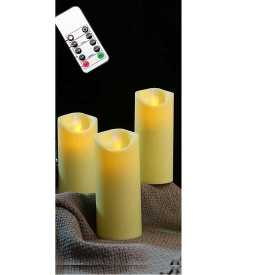 Bougies Unity Cérémonie Bougies Unity Mariage - Lot 3 Piliers 15cm 2 Coniques 25cm Blanche Ensemble Bougie Unity