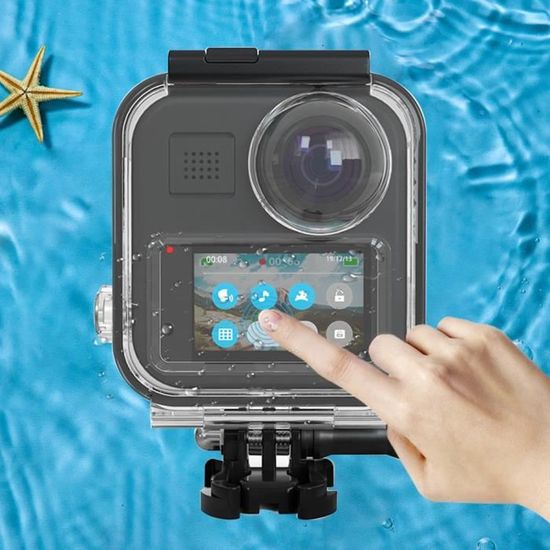 Boîtier étanche 60m Pour Insta360 GO 3S/GO 3 - Coque De Plongée Transparente Avec Verre Trempé