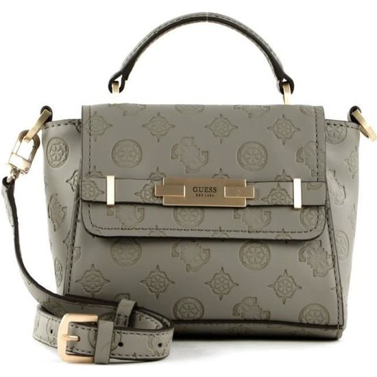 GUESS Bea Mini Top Handle Flap Taupe [140462] sac à main sac a main
