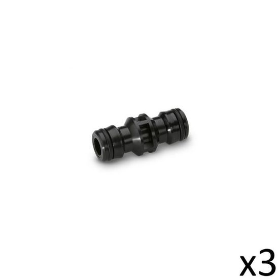 Lot De 6 Raccords Mâle-mâle Tuyau D'arrosage 1/2 Pouce - Plastique Robuste, Compatible Gardena - Pour Prolongation