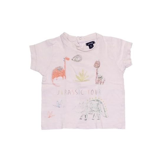 T Shirt Manches Courtes Bebe Garcon Kiabi 6 Mois Blanc Ete Blanc Blanc Achat Vente T Shirt Prolongation Soldes Cdiscount