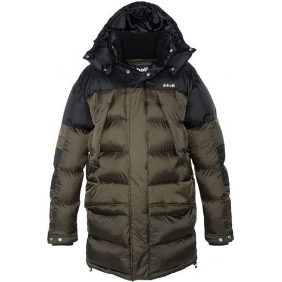 Doudoune Schott ONTARIO - SCHOTT - ONTARIO-BKKA - Noir - 100% nylon - Fermeture zipp?�e double 