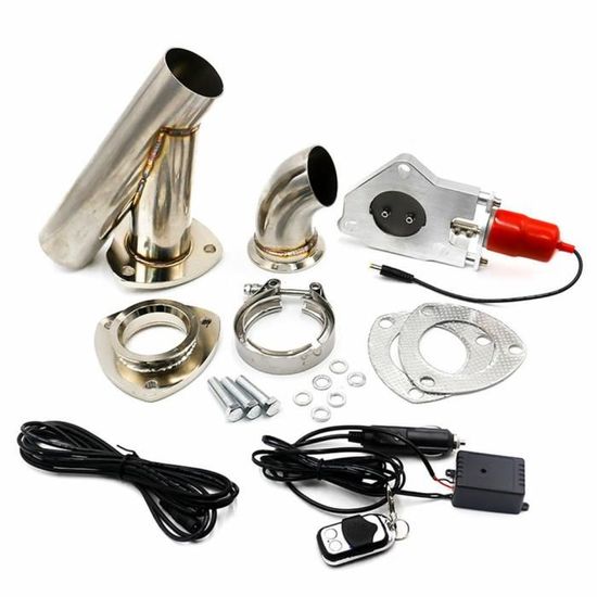 Valve D'échappement électrique Avec Télécommande - Acier Inox 304, Diamètres 2 à 3" - Kit Silencieux Universel Pour Voiture
