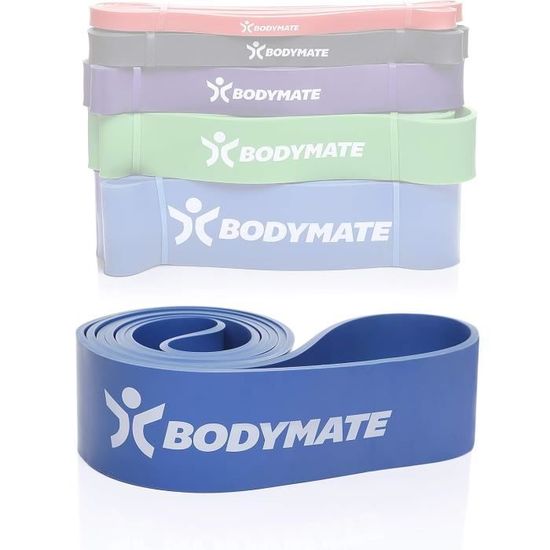 BODYMATE Bande de résistance élastique Premium 208cm en Latex
