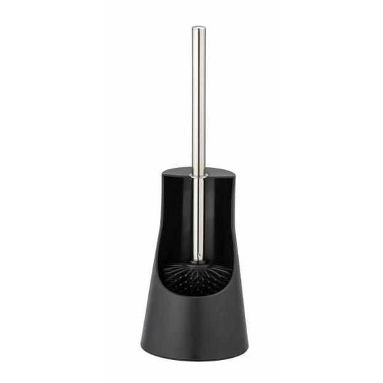 Brosse WC WENKO Flakon En Céramique Blanche - Porte Brosse Fermé Avec Tête Interchangeable