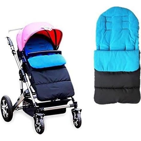 QQ15842-Chancelière universelle pour poussette,  housse de siège en coton pour poussette de bébé, sac de couchage,chaude, couvre-j