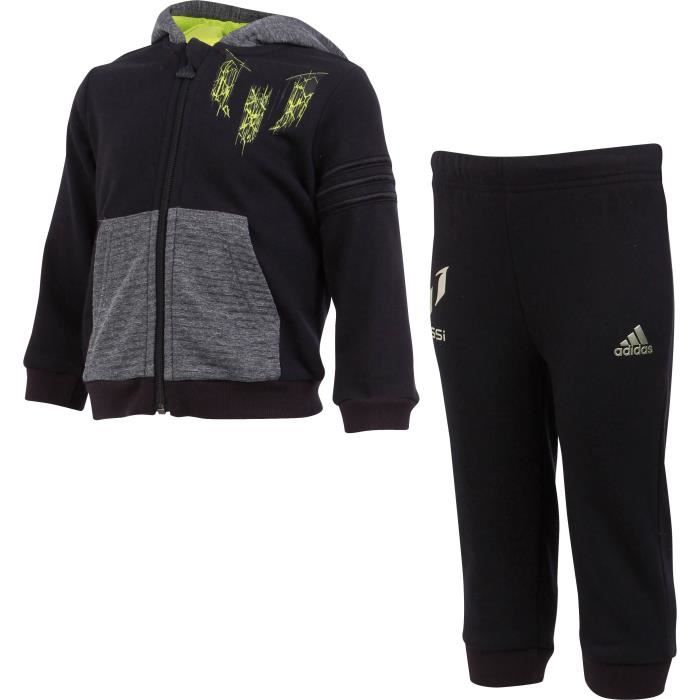 ADIDAS Survetement Messi FZ Bebe Noir ADIDAS Cdiscount Sport