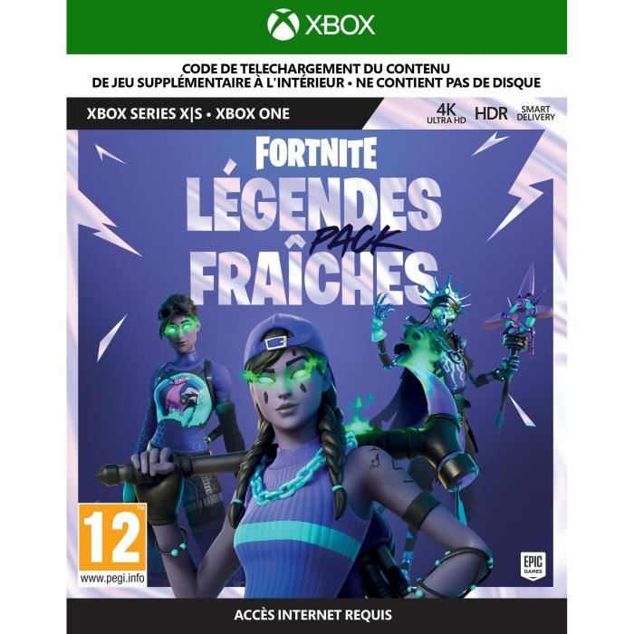 Fortnite Pack Legendes fraiches Jeu Xbox One et Xbox Series X (Code de téléchargement)