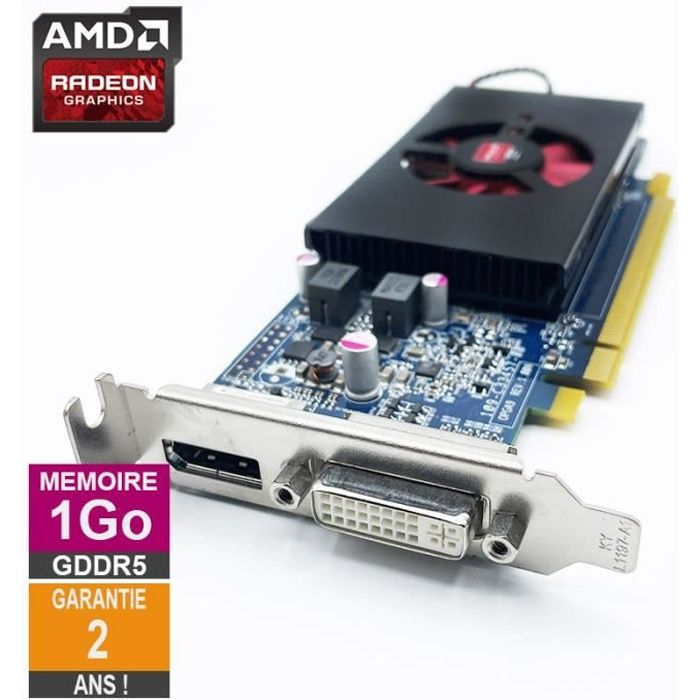Carte graphique AMD Radeon HD 7570 1Go GDDR5 DVI DP Low Profile 113-C3340200-105