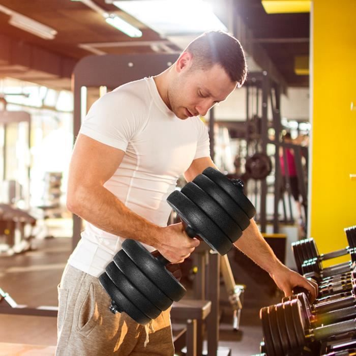 30 kg haltères réglables - BESPORTBLE -