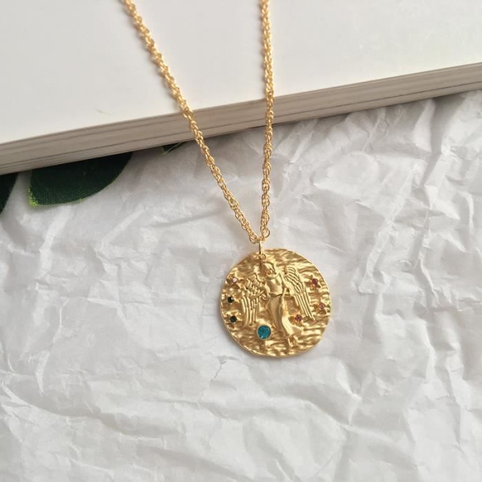 Zodiac Collier Pendentif Signe Du Zodiaque Collier_Argent9