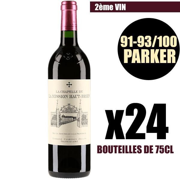 X24 La Chapelle de La Mission Haut-Brion 2016 75 cl AOC Pessac-Léognan 2ème Vin Vin Rouge