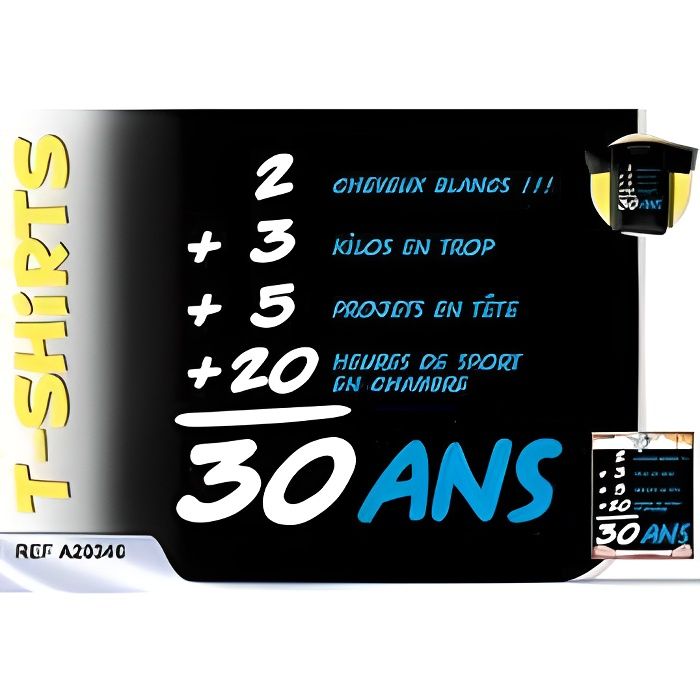 T-Shirt Anniversiare Addition 30 Ans Homme