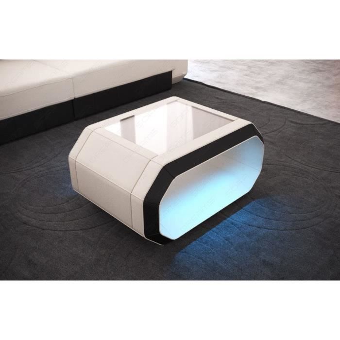 Sofa Dreams Café Table Rome Avec Moderne Éclairage LED