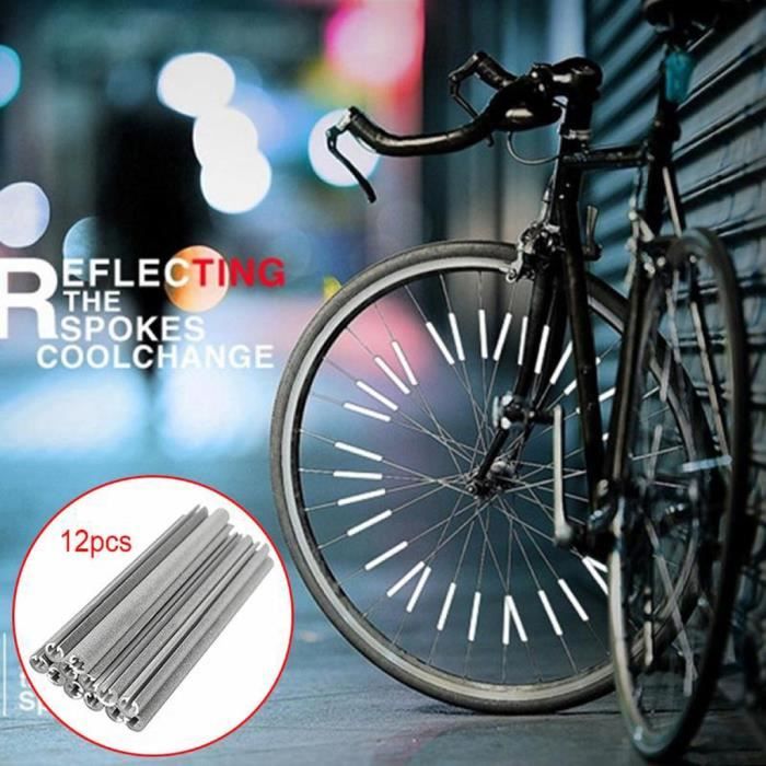 Pièce Détachée,Accessoires vélo roue de bicyclette a parlé réflecteur roue de bicyclette a parlé réflecteur 12 pièces pour vélo vtt