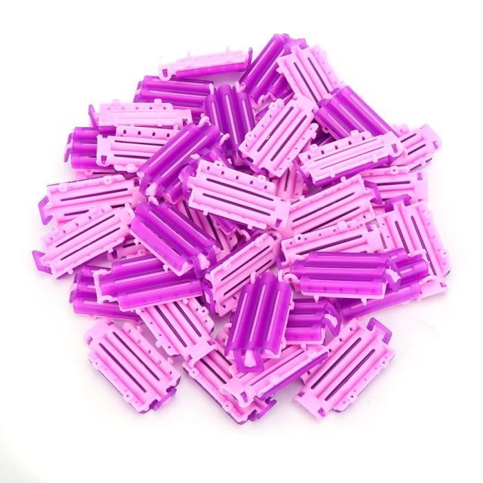 Drfeify Pince permanente Clips de bigoudi de racines de cheveux manuels Preming Fluffy Barbiers Styling Perm Clip Tools (45pcs)