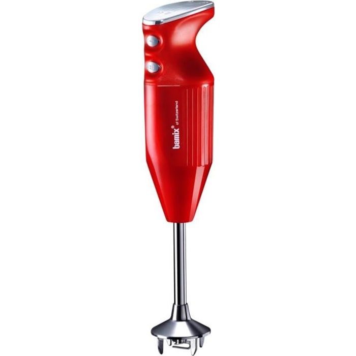 Bamix - mixeur plongeant 140w rouge - mx102345