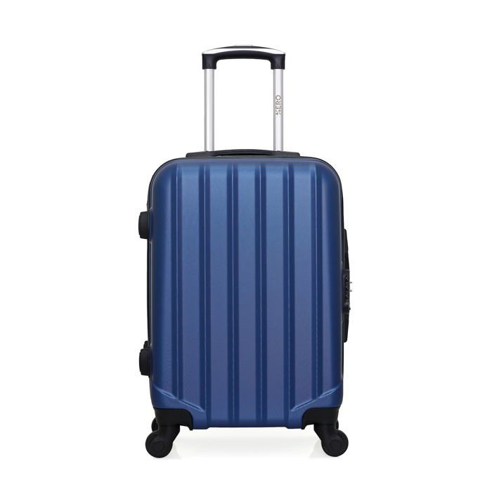 HERO – VALISE CABINE - ABS – 55cm – 4 roues – HIMALAYA – MARINE