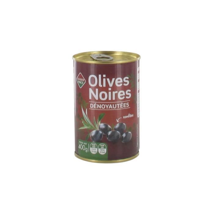 Olives noires dénoyautées - 180g