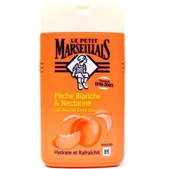 Gel douche pêche blanche 250 ml Le Petit Marseillais