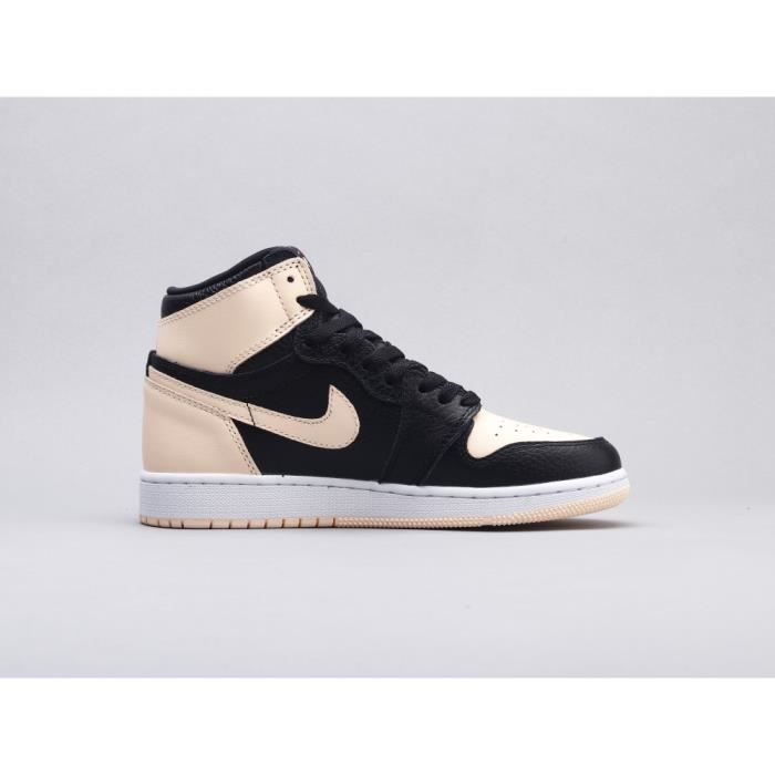 Nike Air Jordan 1 High Top Noir Casual Sports Basketball Chaussures KJ5537—250