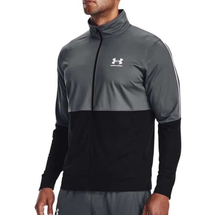Veste de survêtement Gris Homme Under Armour Pique Track
