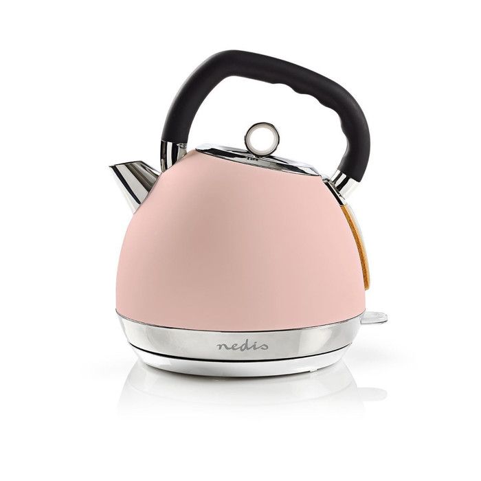 NEDIS Bouilloire Électrique 1,8 L Doux au toucher Rose