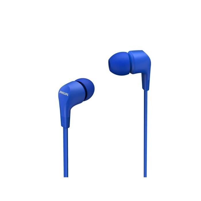 PHILIPS - Écouteurs intra-auriculaires filaires - Bleu
