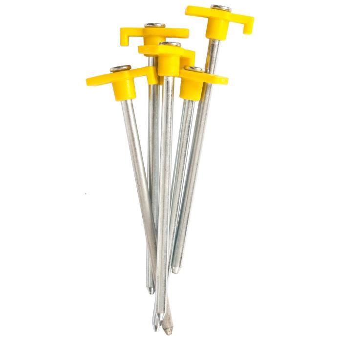 Trespass Rockie - Piquets de tente pour sol dur (lot de 5)