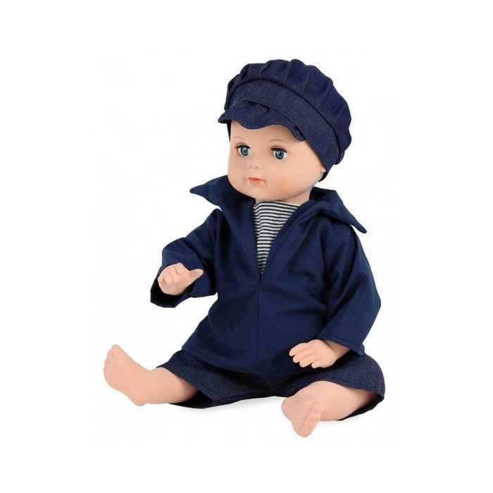 Jouets de simulation - Baigneur PETIT COLIN 40 cm -MARIN- yeux bleus - Vilac - Jeux et jouets