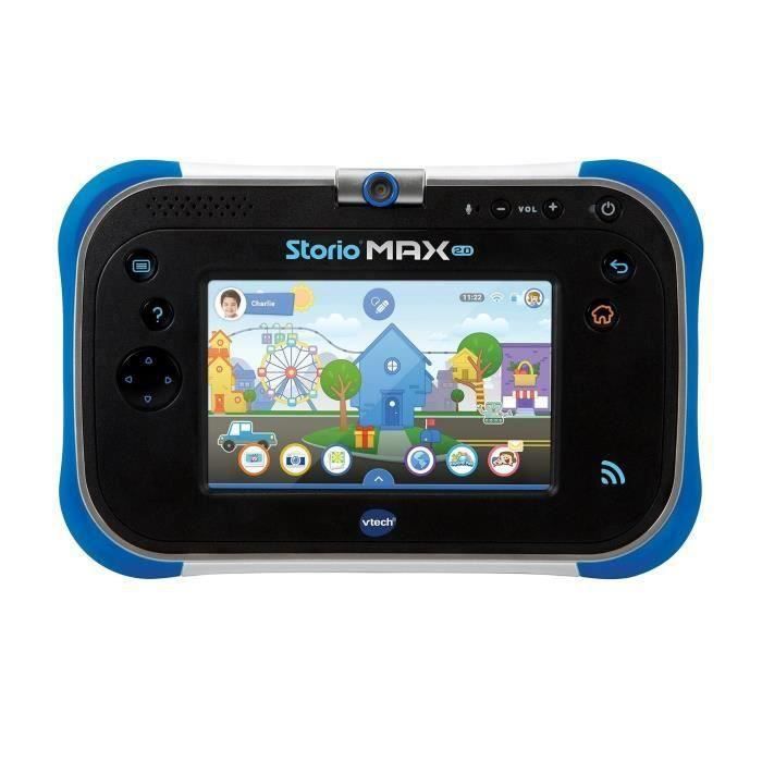 SHOT CASE - VTECH - Console Storio Max 2.0 5 Bleue - Tablette Éducative Enfant 5 Pouces