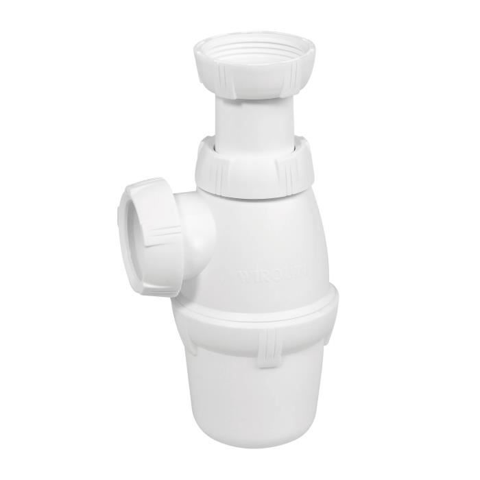 WIRQUIN Siphon de lavabo réglable SP3158 NF 1-¼ D32 mm