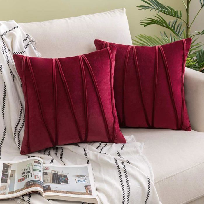 Housse de Coussin Licorne, 45x45 cm, Géométrique et Floral, Décoration Moderne pour Canapé