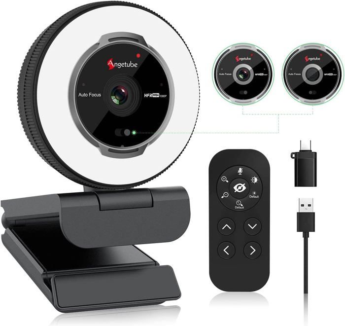 WEBCAM TROPRO TW8 avec microphone, Caméra 1080P Full HD pour PC avec couvercle, Trépied extensible, Caméra Web USB avec couvercle pour appels vidéo, Streaming, Skype, Zoom, Téléconférence WEBCAM TROPRO TW8 avec microphone, Caméra 1080P Full HD pour PC avec couvercle, Trépied extensible, Caméra Web USB avec couvercle pour appels vidéo, Streaming, Skype, Zoom, Téléconférence