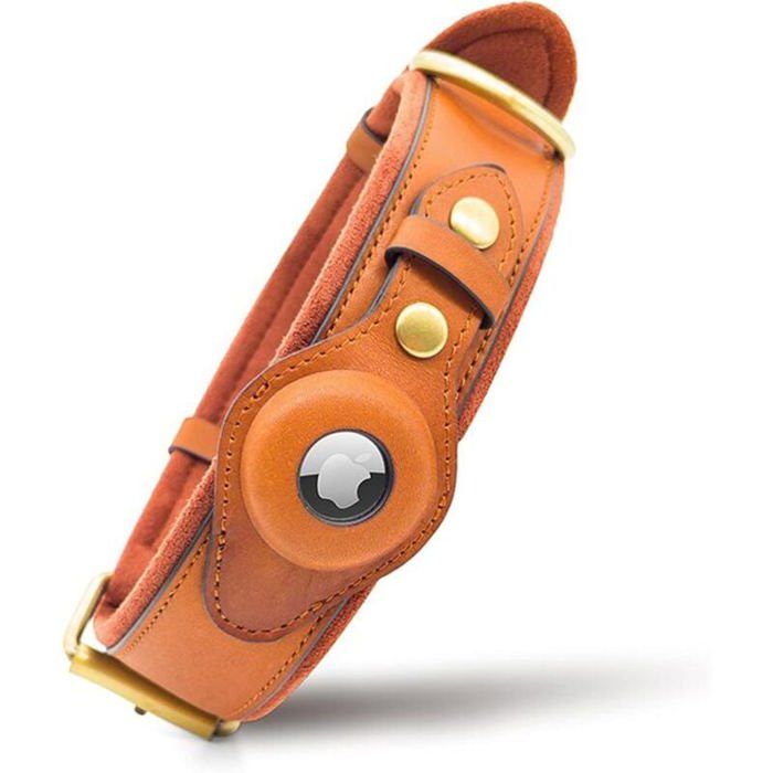 Comparer les prix de Collier pour chien en cuir avec emplacement pour AirTags intgrpour races de grande trs grande couleurs multiples ABRI DE JARDIN