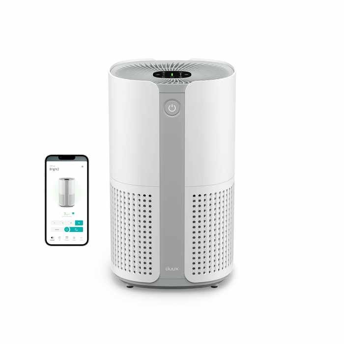 Purificateur dair - Duux - Bright 2 - 210 CADR - 42m² - Ionisateur - Luchtkwaliteitsindicator - Blanc