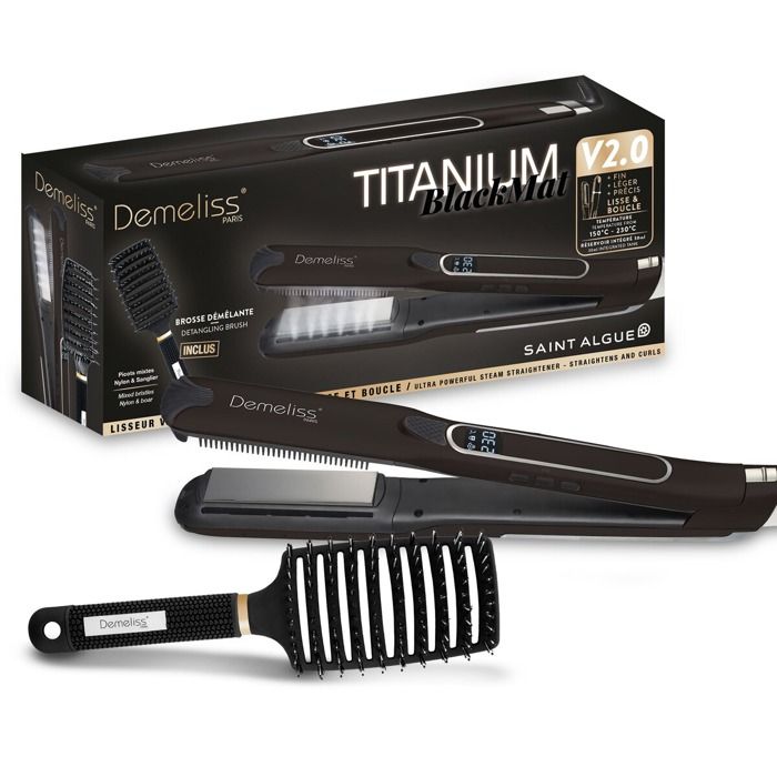 Lisseur Saint Algue Titanium V2 Black Mat