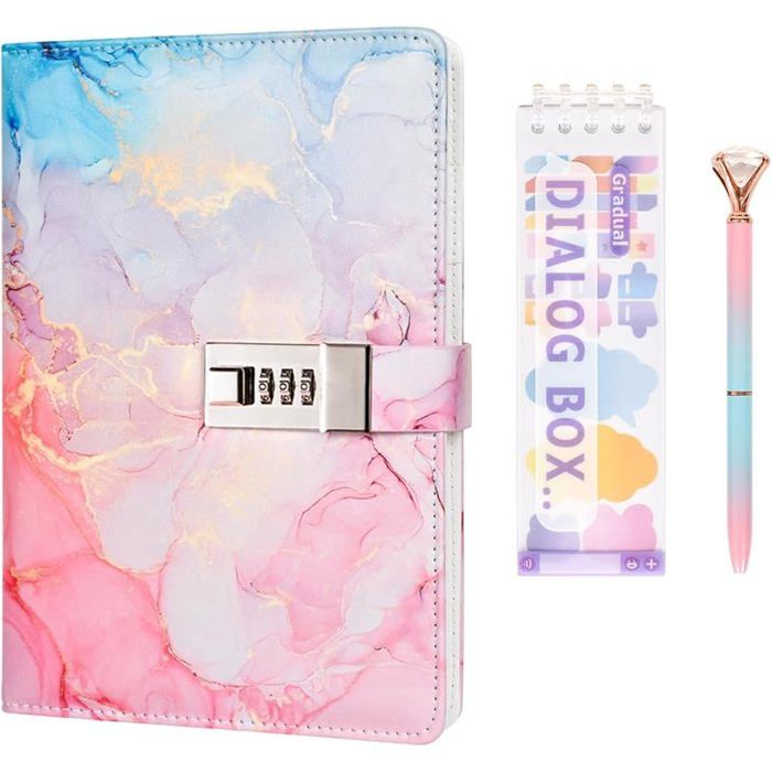 Dokeno Journal Intime avec Serrure, Cadeaux d'anniversaire pour Filles, Ensemble de Carnets d'école, étiquette, Stylo Bille, Cadeau Scolaire pour Filles de 7, 8, 9, 10, 11, 12, 13, 14 Ans Dokeno Journal Intime avec Serrure, Cadeaux d'anniversaire pour Filles, Ensemble de Carnets d'école, étiquette, Stylo Bille, Cadeau Scolaire pour Filles de 7, 8, 9, 10, 11, 12, 13, 14 Ans