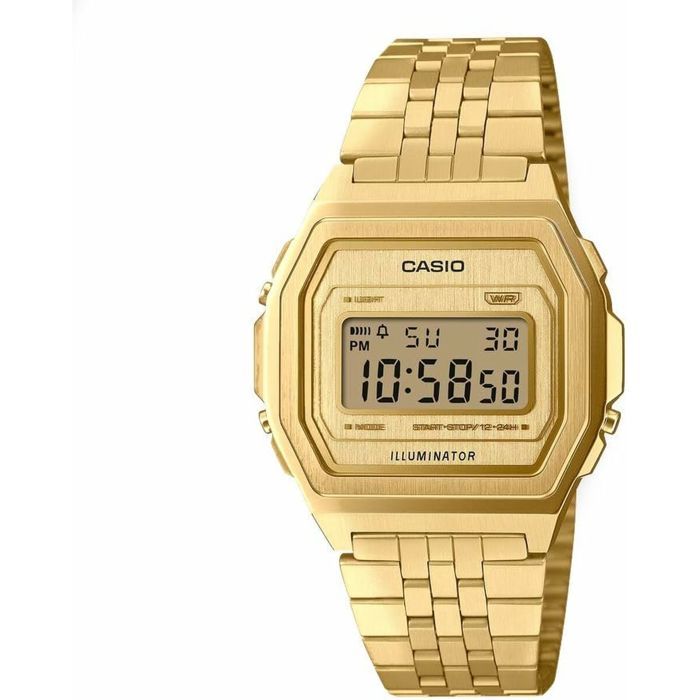 Montre-bracelet - CASIO - A1000G-9EF - Homme - Bracelet métal - Adulte