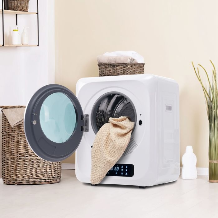 Zitty Sèche-linge Évacuation 3-4kg 850W Plastique Blanc 6 Programmes UV ProtectionBlanc - Zitty