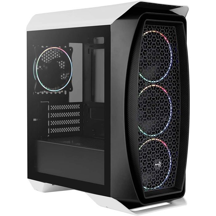 Boîtier Mini Tour - AEROCOOL - Aero One Mini Eclipse - Panneau Vitré - Blanc - Micro ATX - Aerocool