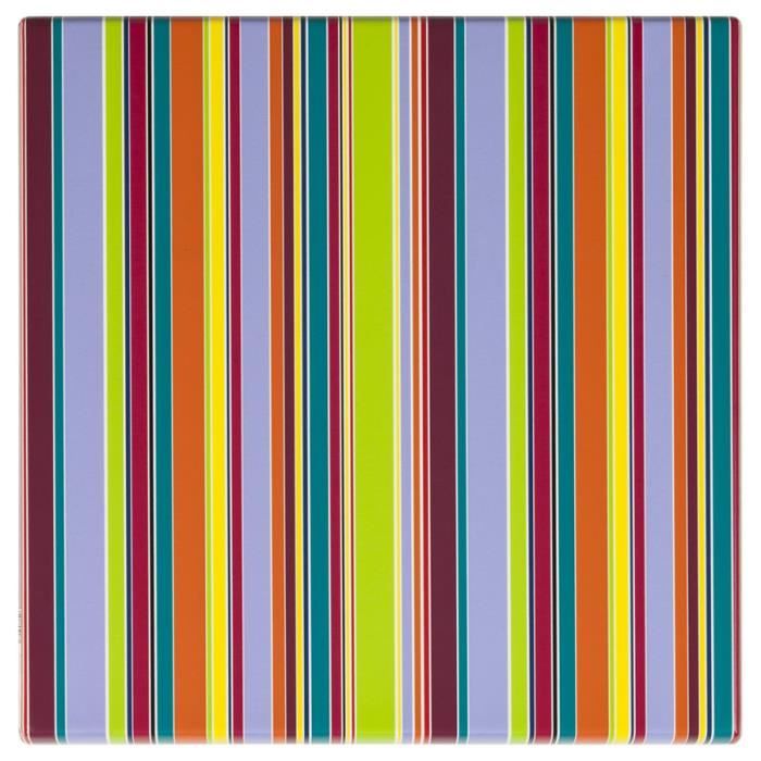 Plateau De Table Stripes Carre 60x60 En Bois Achat Vente