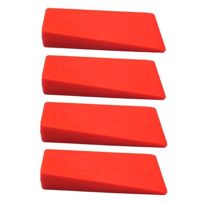 Cales D'abattage Pour Tronçonneuse - En ABS Orange - 2 Tailles (5 Et 7,5 Pouces) - Sécurité Forêt