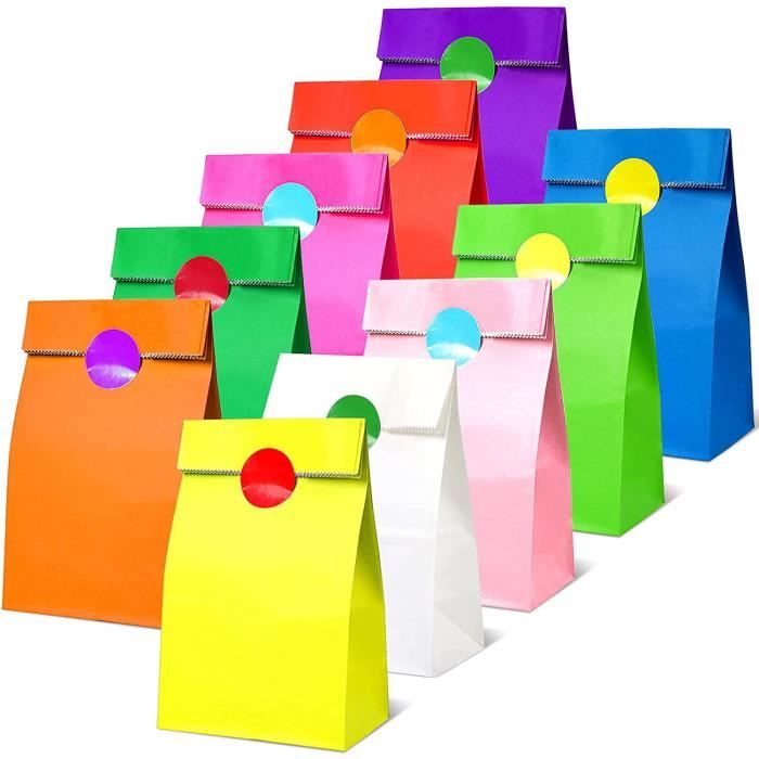 50 Pcs Sac De Friandises Sirène Cadeaux Pour Enfants Sacs Fête Papier  Desserte