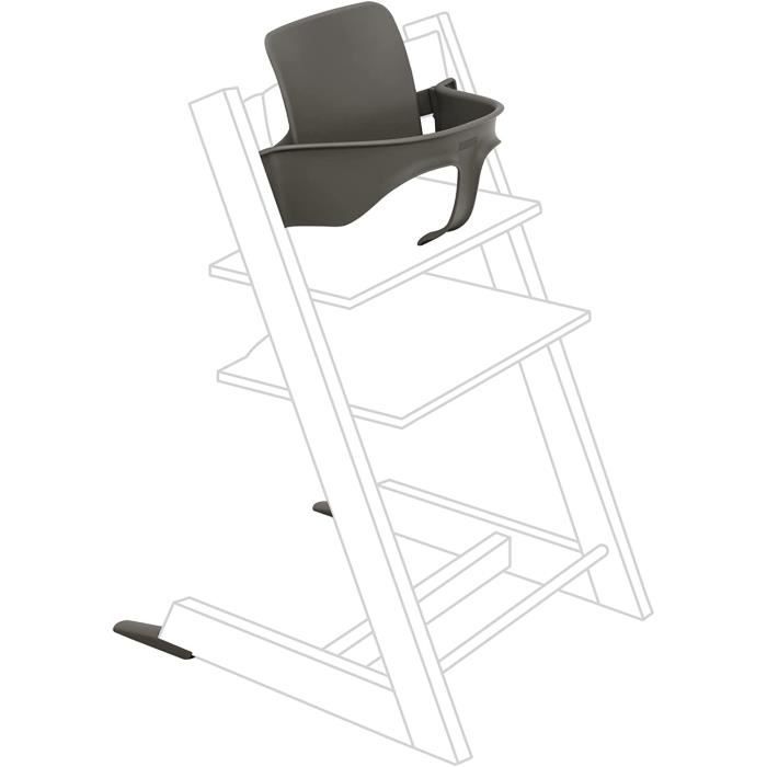 Chaises Hautes Set Tripp Trapp Stokke Gris Brume Transformez Chaise