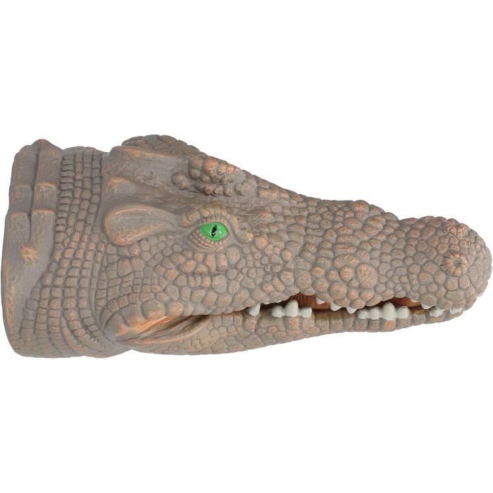 Marionnettes à Main Animaux Peluche - Crocodile, Serpent, Grenouille, Tortue - Bouche Mobile Pour Jeux Interactifs