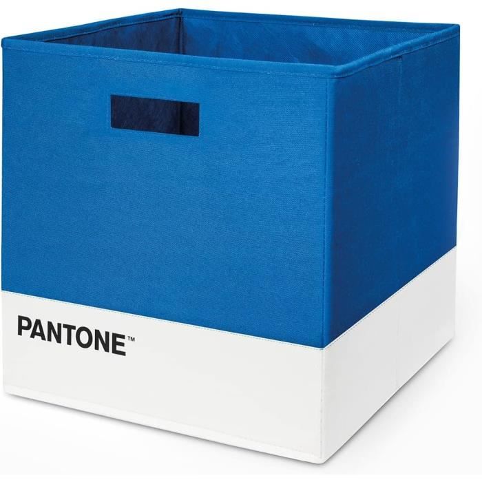 Surwin Cube De Rangement Pliable En Tissu, Couleur Dégradée Imprimé 3D Panier Rangement Cube Boîte De Rangement Tissu Avec Poignées 19L Boîtes De Rangement Ouvertes (Style Géométrique