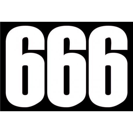 Autocollants - BLACK BIRD - Lot D'autocollants Numéros De Course - Noir - Foto 5