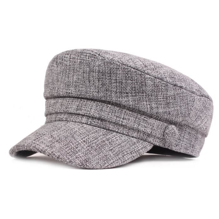 Neuf Laine Hommes Femmes Noir Béret Casquette Chapeau Militaire - Mode Ou Robe