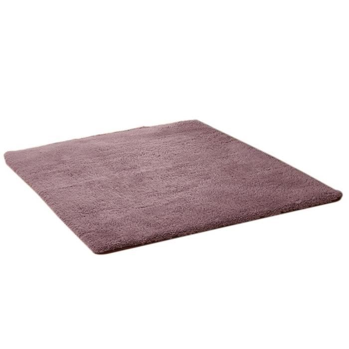 Gris Violet Salon Piece Salle De Bain Tapis Carre Antiderapant